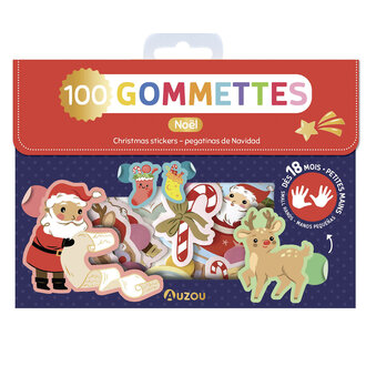 AUZOU MA POCHETTE DE 100 GOMMETTES - NOËL