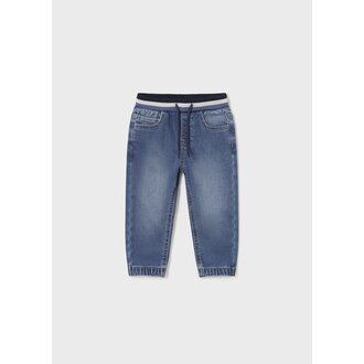 MAYORAL PANTALON JOGGER EN DENIM -BLEU MOYEN