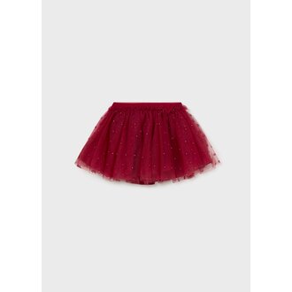JUPE EN TULLE - CERISE