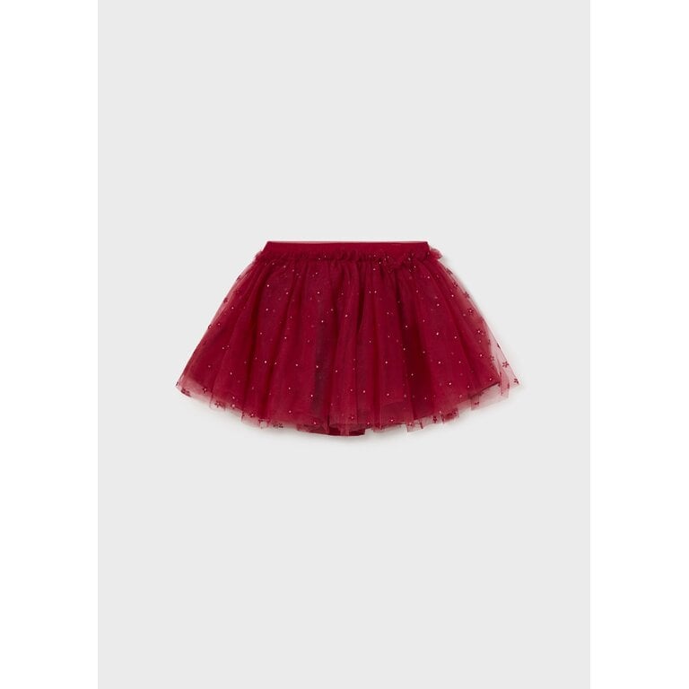 MAYORAL JUPE EN TULLE - CERISE