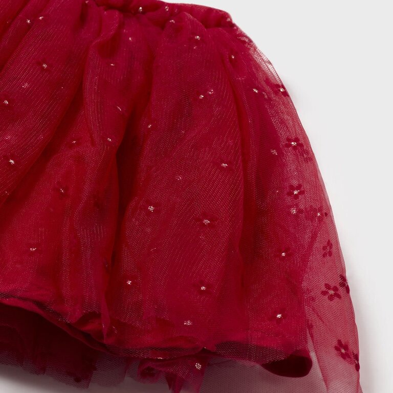 MAYORAL JUPE EN TULLE - CERISE