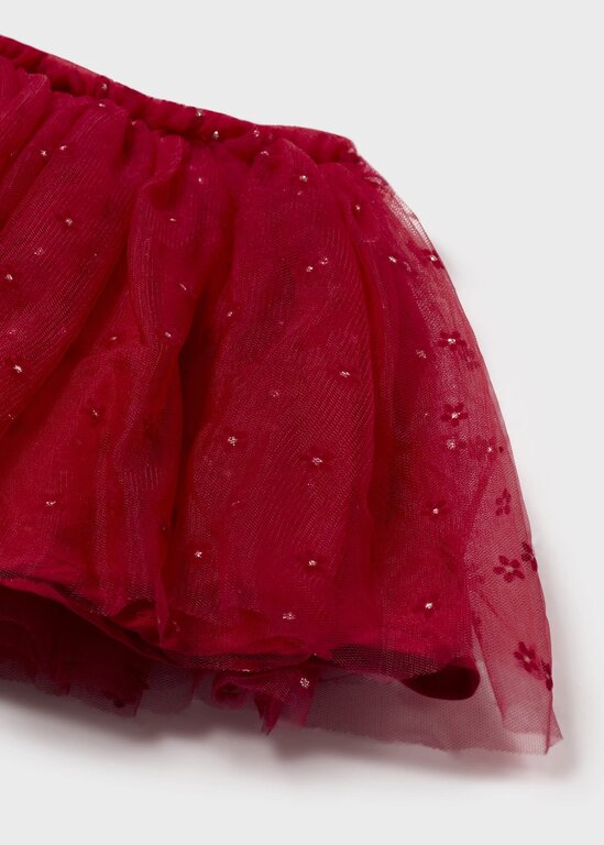 JUPE EN TULLE - CERISE