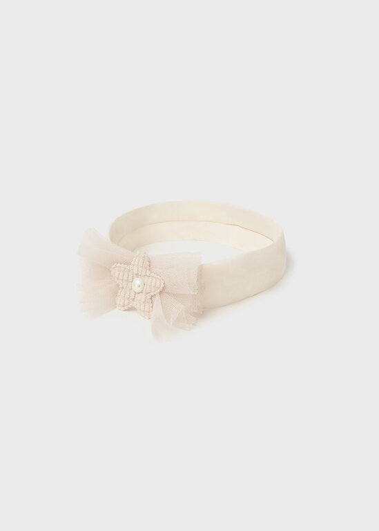 MAYORAL BANDEAU ÉTOILÉ EN TULLE - POIS CHICHE