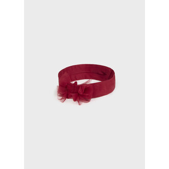BANDEAU ÉTOILÉ EN TULLE - CERISE