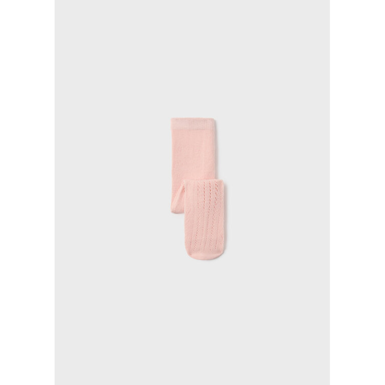 MAYORAL OPENWORK TIGHTS - BABY PINK