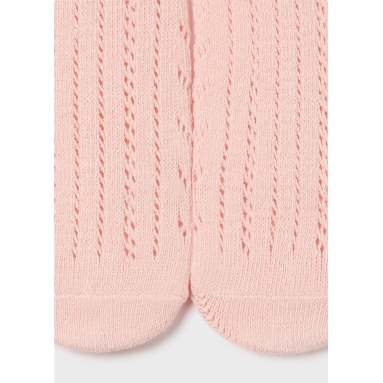 MAYORAL OPENWORK TIGHTS - BABY PINK