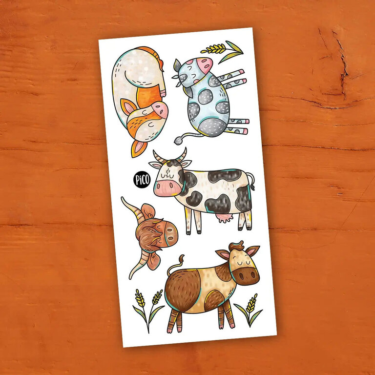 PICO TATOO TEMPORARY TATTOOS - THE PRETTY COWS