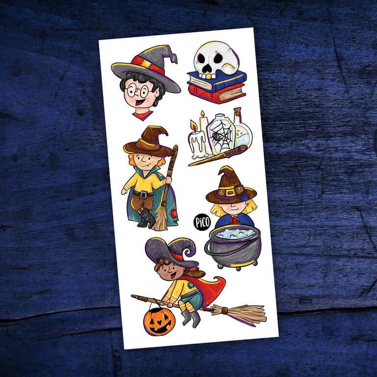PICO TATOO TATOUAGES TEMPORAIRES -  APPRENTIS SORCIERS
