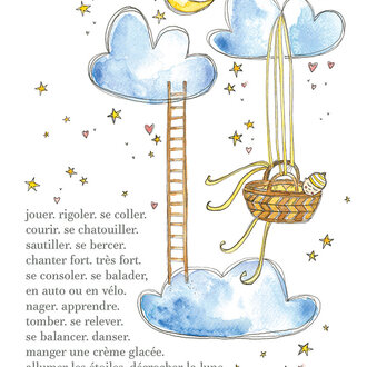 STÉPHANIE RENIÈRE CARTE DE SOUHAITS - LUNA 06