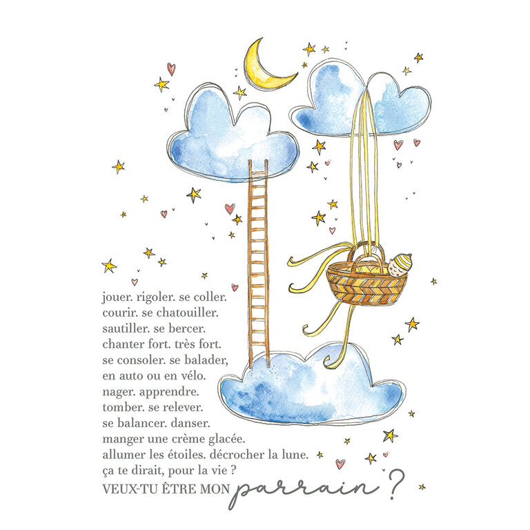 STÉPHANIE RENIÈRE GREETING CARD - LUNA 06
