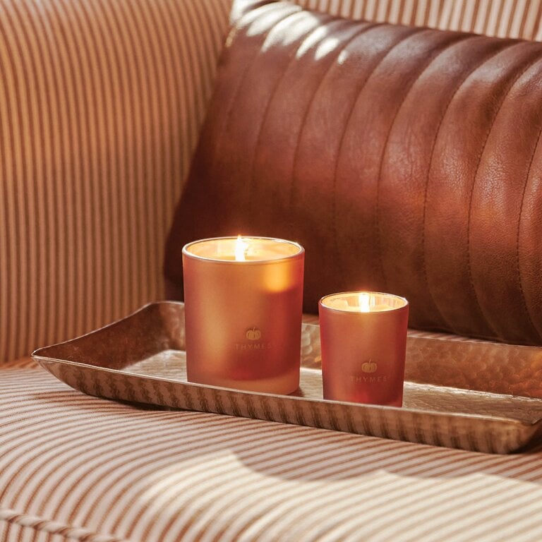 THYMES VOTIVE CANDLE - PUMPKIN LAUREL - 2OZ
