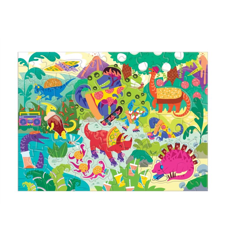 MUDPUPPY PUZZLE 60 PIÈCES SCRATCH AND SNIFF - PIZZASAURUS