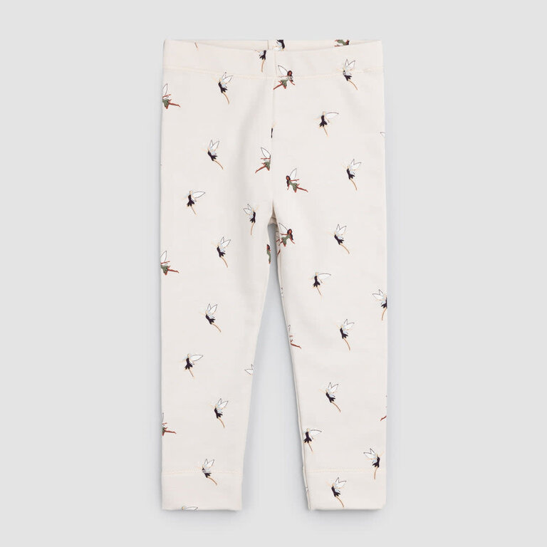 MILES THE LABEL LEGGING À IMPRIMÉ DE FÉES - BLANC CASSÉ