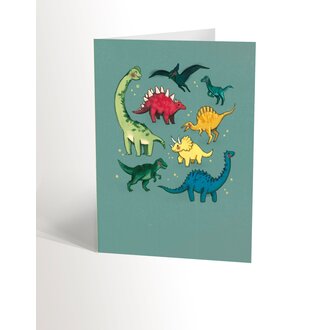 VALÉRIE BOIVIN CARTE DE SOUHAITS - PLEIN DE DINOS