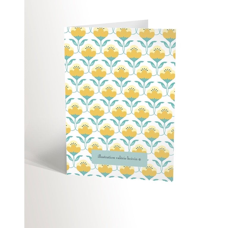 VALÉRIE BOIVIN GREETING CARD - FLYING CAT