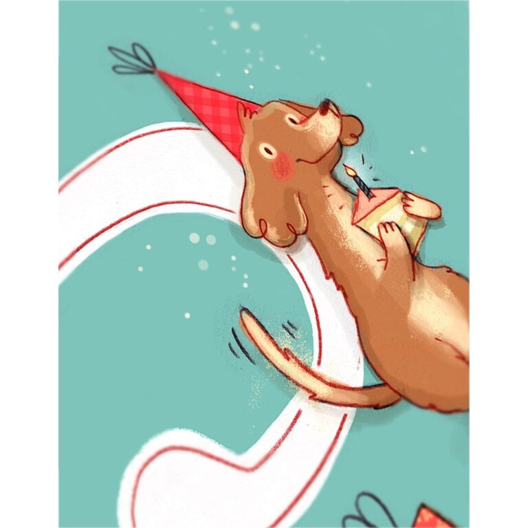 VALÉRIE BOIVIN GREETING CARD - 5 YEARS OLD