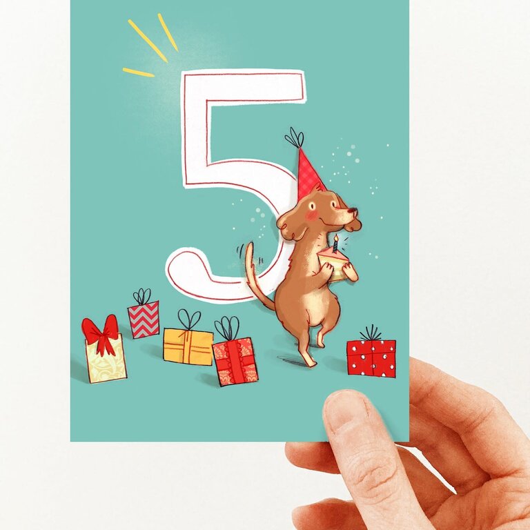 VALÉRIE BOIVIN CARTE DE SOUHAITS - 5 ANS
