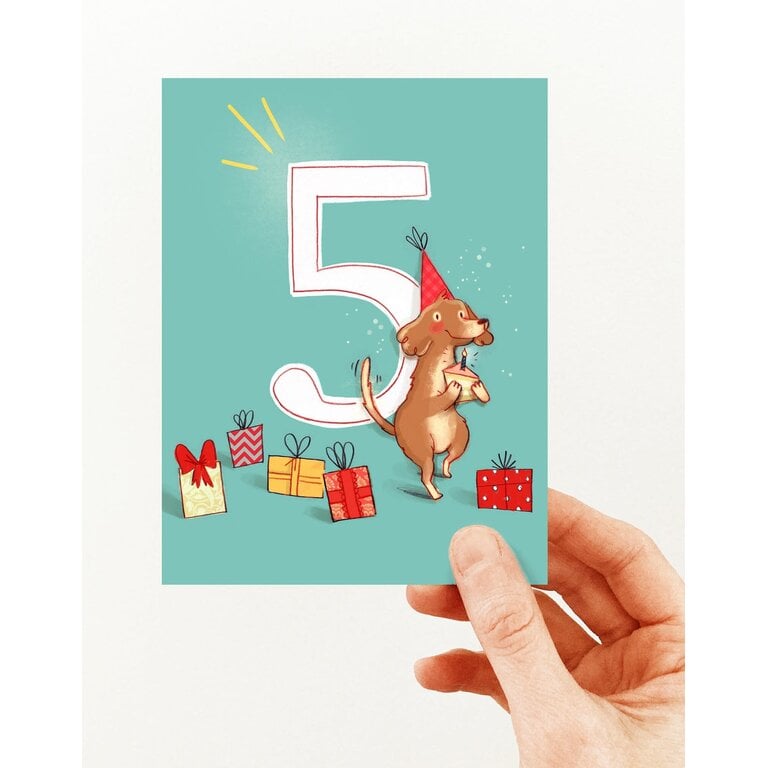 VALÉRIE BOIVIN GREETING CARD - 5 YEARS OLD