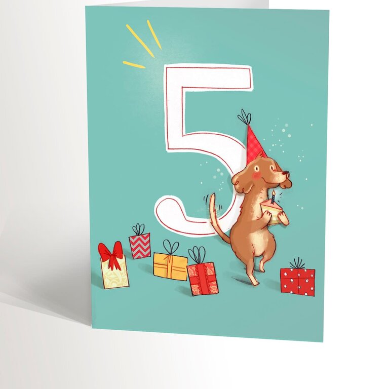 VALÉRIE BOIVIN CARTE DE SOUHAITS - 5 ANS