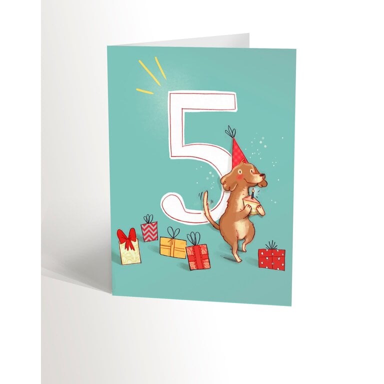 VALÉRIE BOIVIN GREETING CARD - 5 YEARS OLD