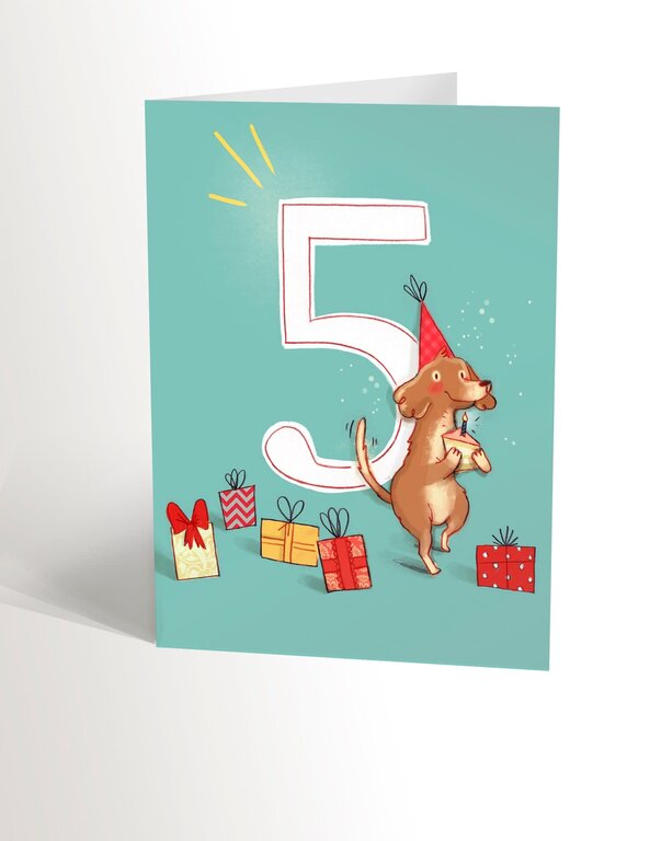 VALÉRIE BOIVIN CARTE DE SOUHAITS - 5 ANS