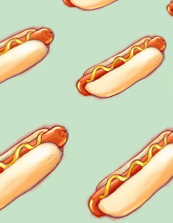 VALÉRIE BOIVIN CARTE DE SOUHAITS - HOT-DOG