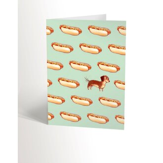 VALÉRIE BOIVIN GREETING CARD - HOT DOG