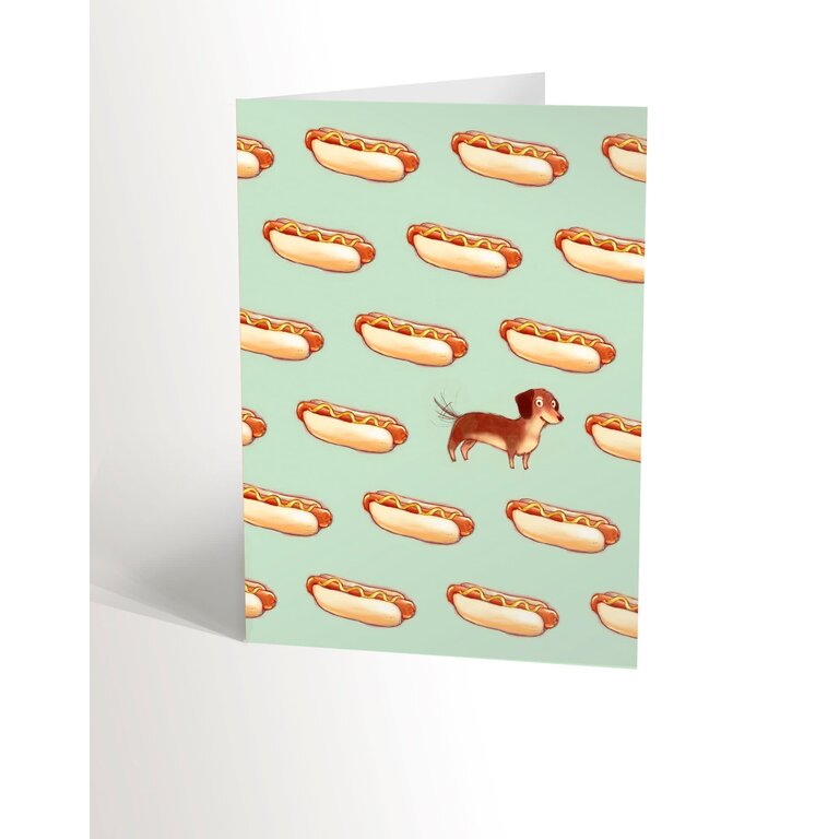 VALÉRIE BOIVIN CARTE DE SOUHAITS - HOT-DOG