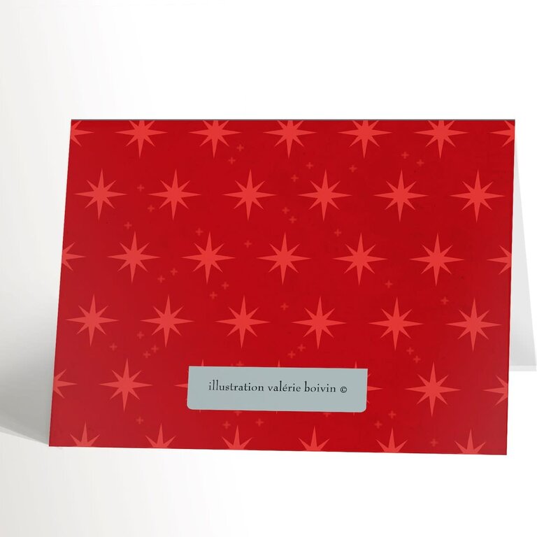 VALÉRIE BOIVIN CARTE DE SOUHAITS - PARADE DE NOËL