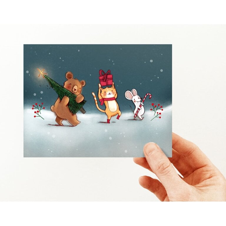 VALÉRIE BOIVIN GREETING CARD - CHRISTMAS PARADE