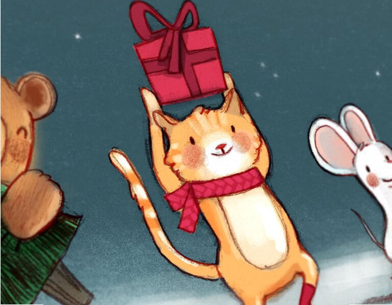 VALÉRIE BOIVIN CARTE DE SOUHAITS - PARADE DE NOËL