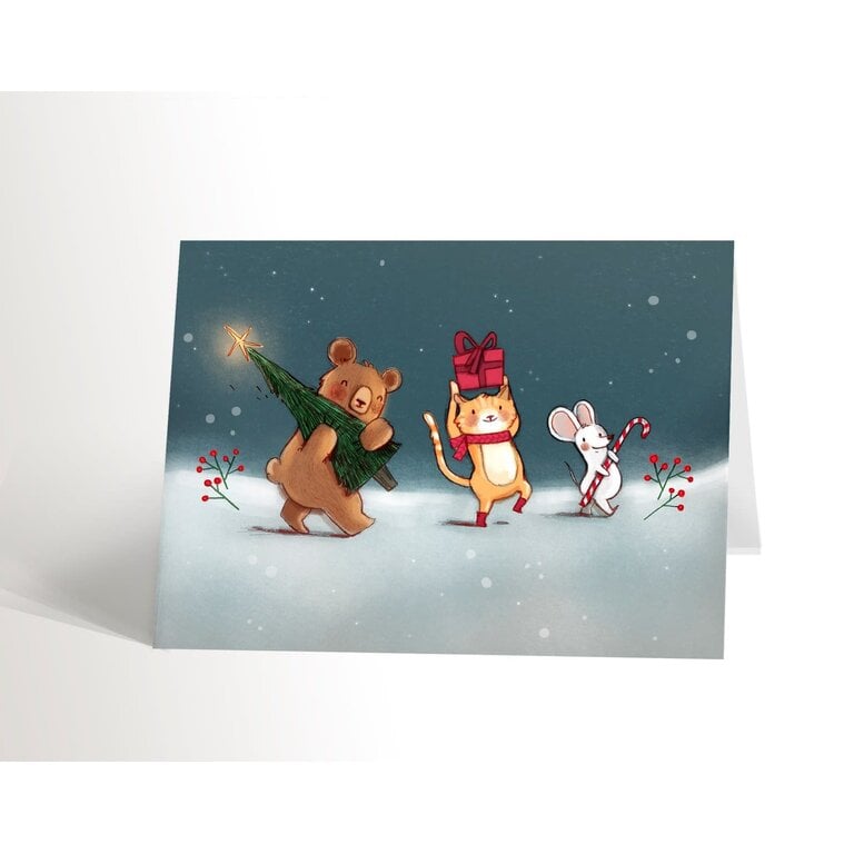 VALÉRIE BOIVIN GREETING CARD - CHRISTMAS PARADE