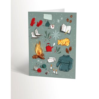 VALÉRIE BOIVIN GREETING CARD - WINTER COMFORT
