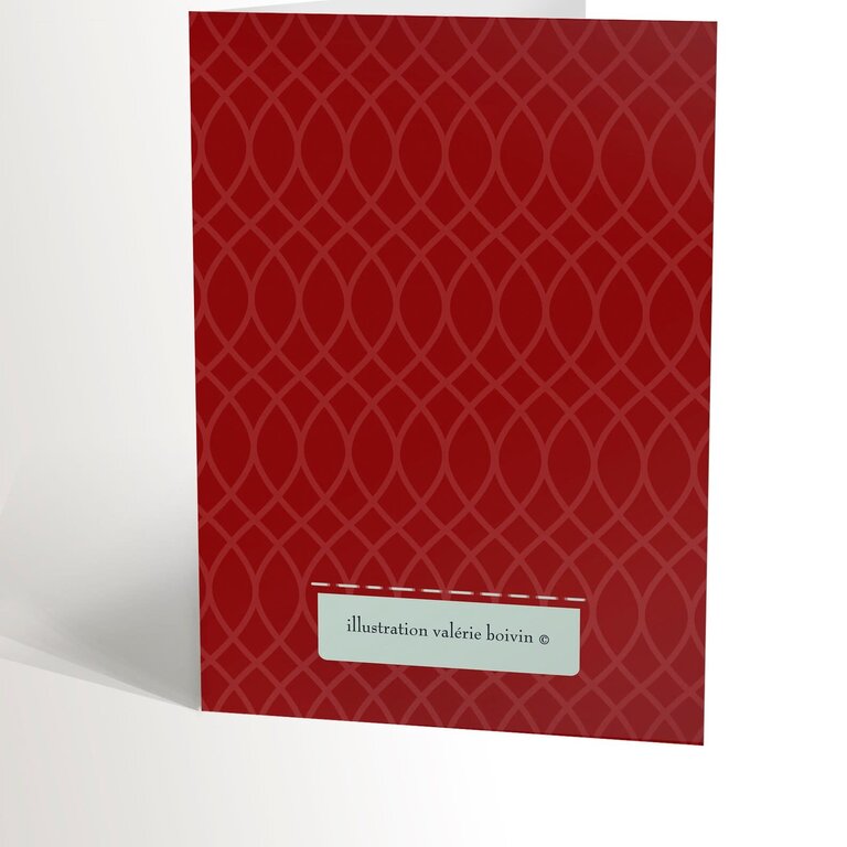 VALÉRIE BOIVIN CARTE DE SOUHAITS - RÉCONFORT D'HIVER