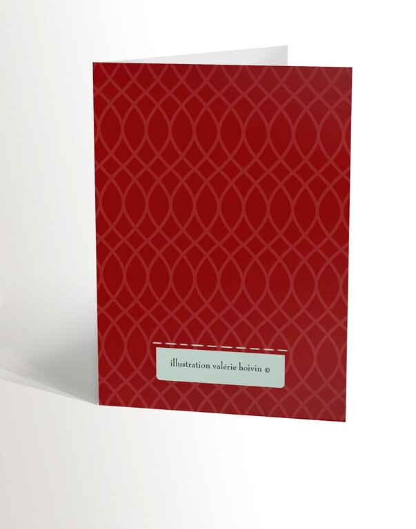 VALÉRIE BOIVIN CARTE DE SOUHAITS - RÉCONFORT D'HIVER