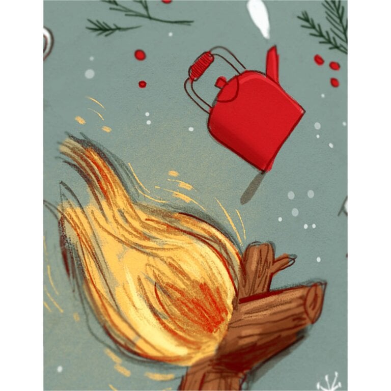 VALÉRIE BOIVIN GREETING CARD - WINTER COMFORT