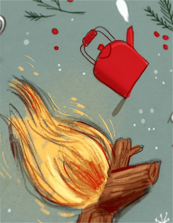 VALÉRIE BOIVIN CARTE DE SOUHAITS - RÉCONFORT D'HIVER