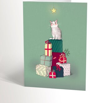 VALÉRIE BOIVIN CARTE DE SOUHAITS - MONTAGNE DE CADEAUX