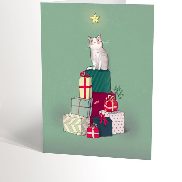 VALÉRIE BOIVIN CARTE DE SOUHAITS - MONTAGNE DE CADEAUX
