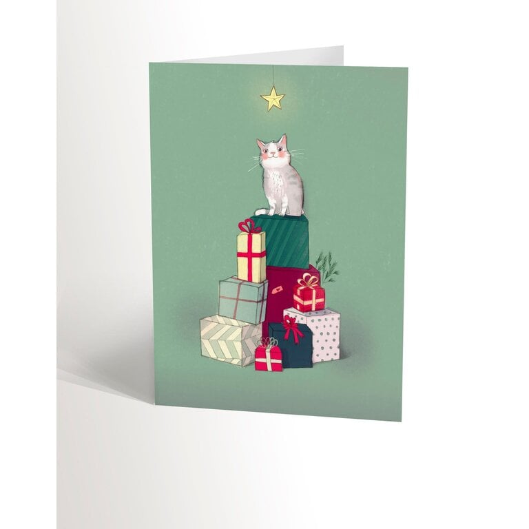 VALÉRIE BOIVIN CARTE DE SOUHAITS - MONTAGNE DE CADEAUX