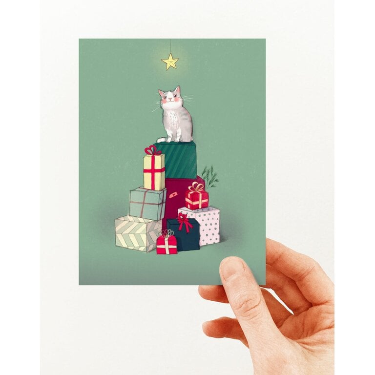 VALÉRIE BOIVIN GREETING CARD - MOUNTAIN OF GIFTS