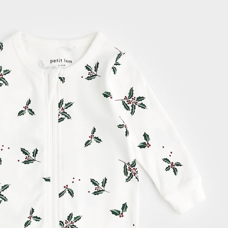 PETIT LEM PYJAMA À PATTES À IMPRIMÉS DE GUI - BLANC