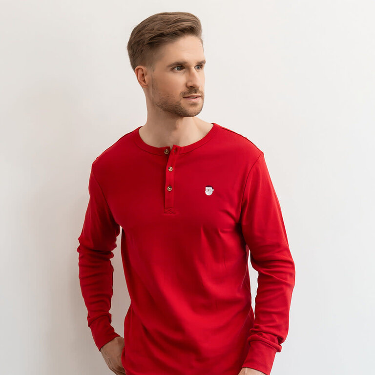 PETIT LEM PYJAMA POUR HOMME À CARREAUX - ROUGE