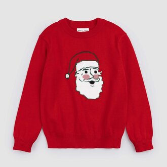 MILES THE LABEL PULL À IMPRIMÉ DU PÈRE NOËL - ROUGE