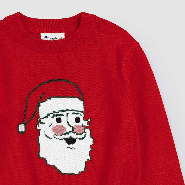 MILES THE LABEL PULL À IMPRIMÉ DU PÈRE NOËL - ROUGE