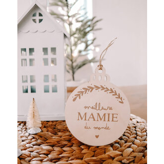 MÖMY ORNEMENT DE NOËL - MEILLEURE MAMIE