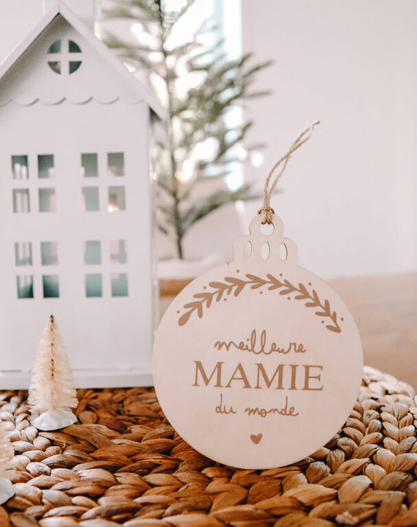 MÖMY ORNEMENT DE NOËL - MEILLEURE MAMIE