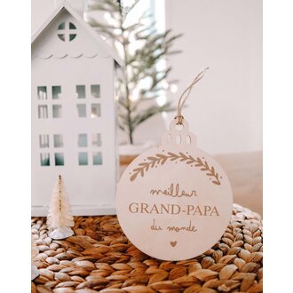 MÖMY ORNEMENT DE NOËL - MEILLEUR GRAND-PAPA