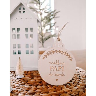 MÖMY ORNEMENT DE NOËL - MEILLEUR PAPI