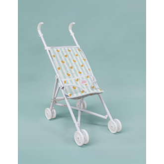 TINY HARLOW POUSSETTE POUR POUPÉE - CANARD LIGNÉ BLEU